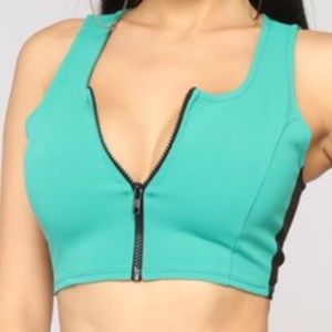 Fashion nova color block pant set